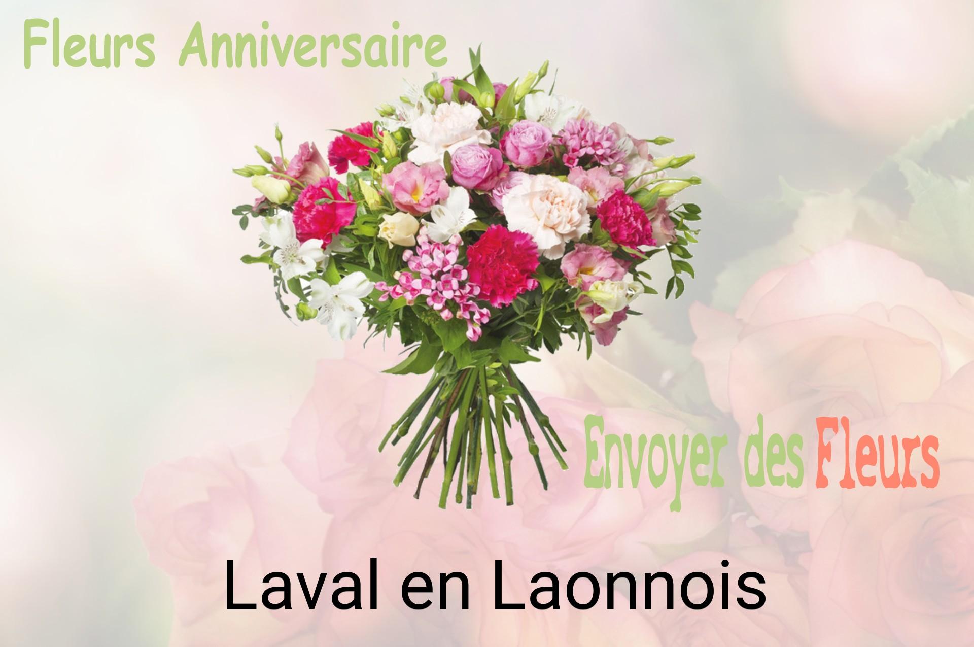Bouquet de fleurs d’anniversaire livré à Laval-en-Laonnois