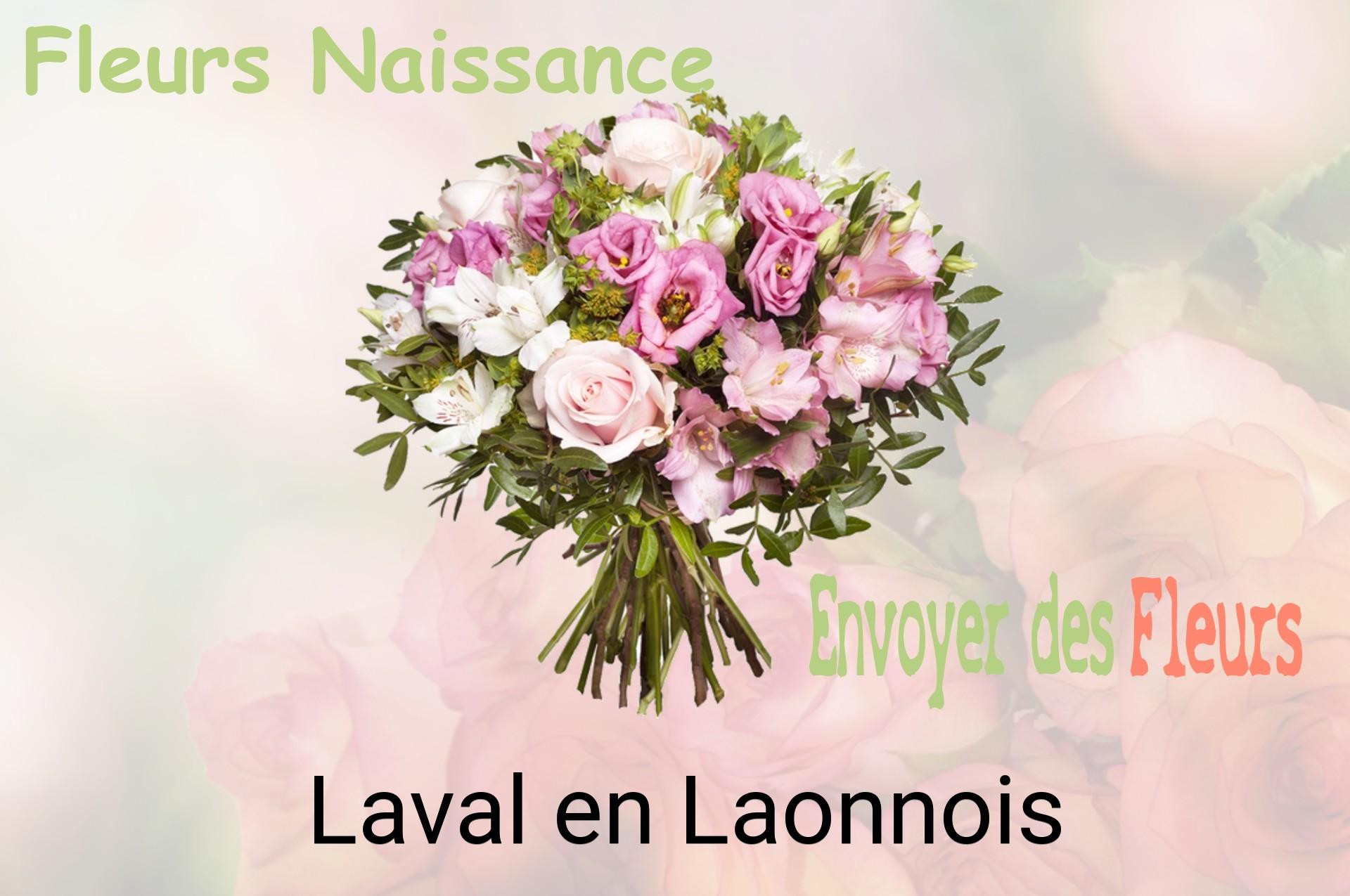 Bouquet de fleurs de naissance livré à Laval-en-Laonnois