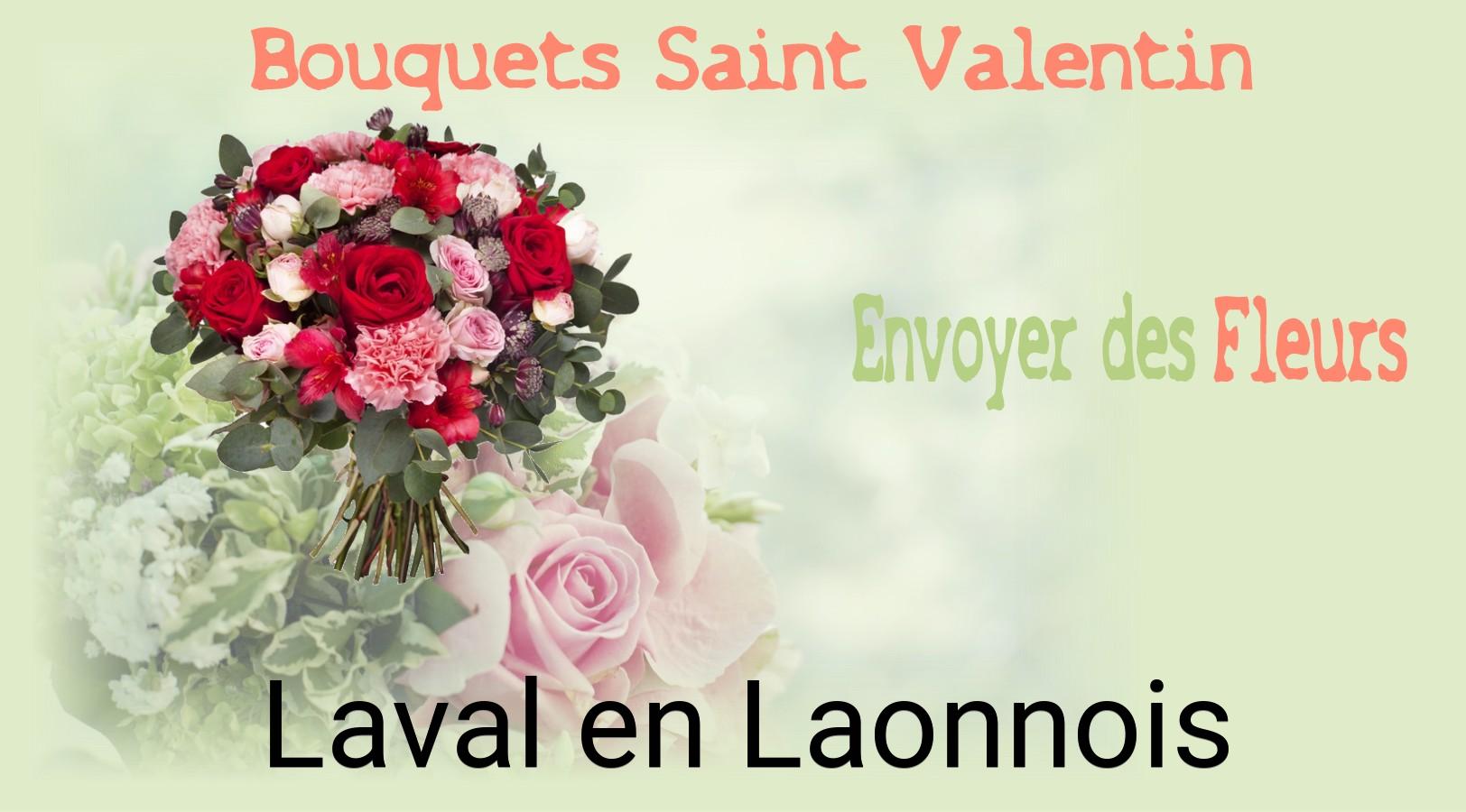 Roses de Saint-Valentin livrées à Laval-en-Laonnois